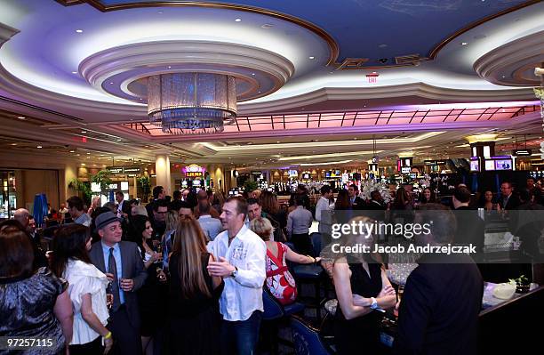 Lindsay Price Celebrates the opening of Laguna Champagne Bar At The Palazzo on January 30, 2010 in Las Vegas, Nevada.