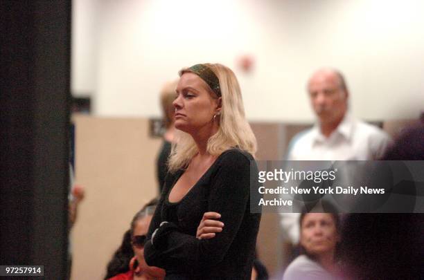 Christie Prody at the Clark County Detention Center during a visit to her boyfriend O.J. Simpson.