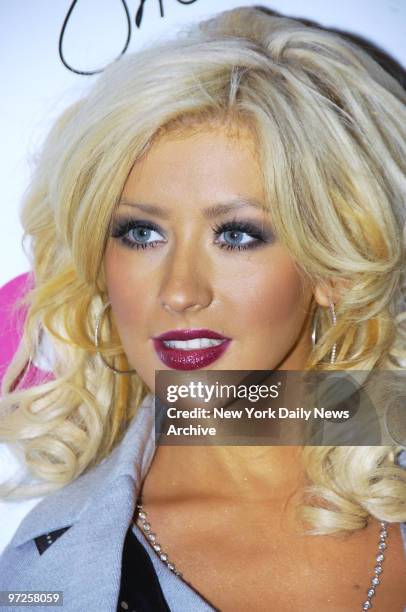 Christina Aguilera hosts Nylon magazine's eighth anniversary party at the Gansevoort Hotel.