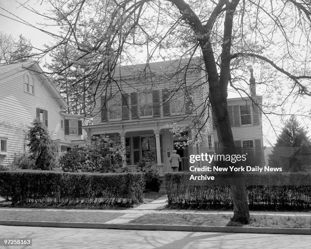 Home of Dr. Albert Einstein at 112 Mercer St. In Princeton, N.J.