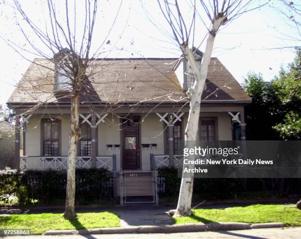 Home where Robert Durst lived in Galveston, Texas.