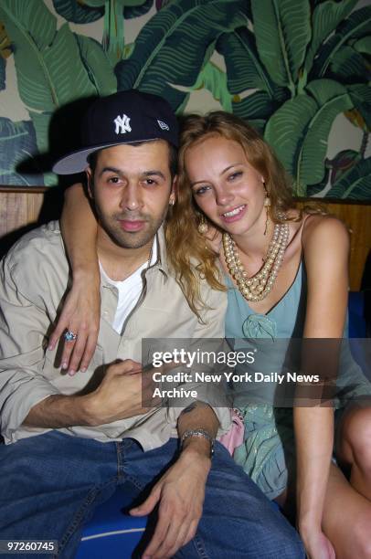 Bijou Phillips hooks up with deejay Jus Ske at the Mount Gay Rum summer party at the Maritime Hotel in Chelsea. She's promoting her soon-to-open...