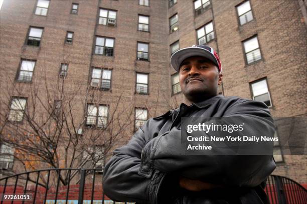 Ron Artest Sr., father of Ron Artest of the Indiana Pacers, outside the Queensbridge South Houses in Queens, where the NBA all-star grew up. Artest,...