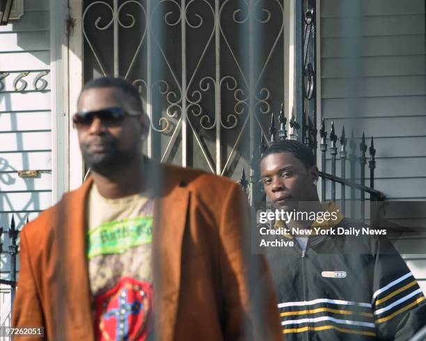 Lance Stephenson and his dad Lance Stephenson Sr. Leave their home 2864 W 19th in Coney Island. He is a highly recruited basketball player at Abraham...