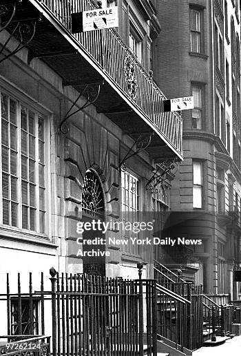 Roosevelt Homes for Sale Twin homes at 47 and 49 E. 65th St. - built by President Roosevelt's mother, the late Mrs. James Roosevelt, in 1908 - are...