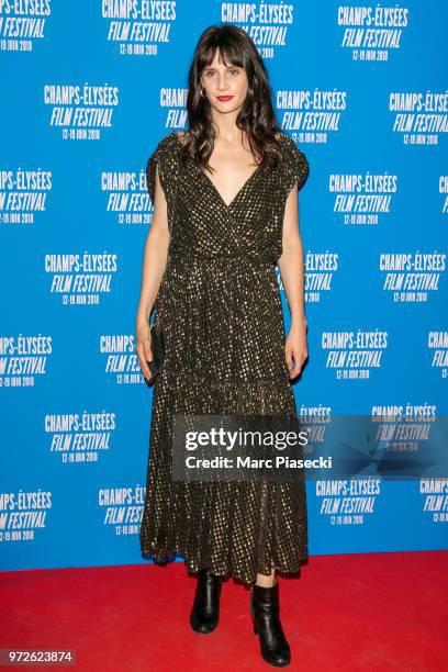 Actress Judith Chemla attends the 7th Champs Elysees Film Festival at Cinema Gaumont Marignan on June 12, 2018 in Paris, France.