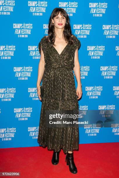 Actress Judith Chemla attends the 7th Champs Elysees Film Festival at Cinema Gaumont Marignan on June 12, 2018 in Paris, France.