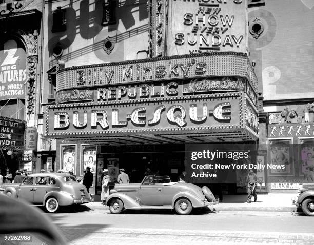 Billy Minsky's Burlesque Theatre at 209 W. 42nd St.