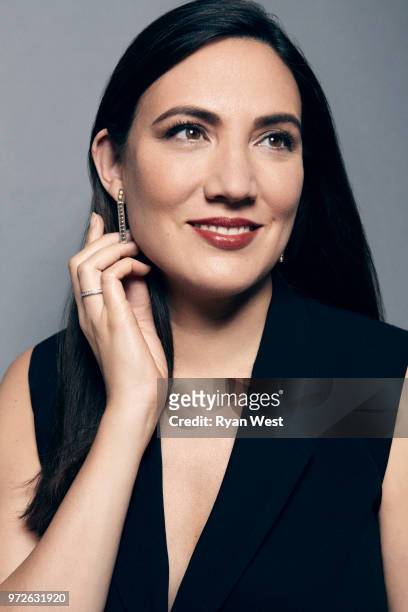 Creator of 'Westworld' Lisa Joy is photographed for Emmy Magazine on March 30, 2017 in Burbank, California. PUBLISHED IMAGE.
