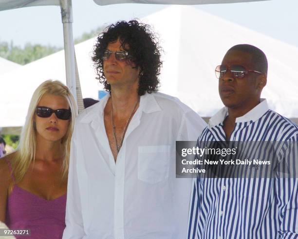 Model Beth Ostrosky, Howard Stern and Jay-Z get together on the second weekend of the annual Mercedes-Benz Polo Challenge at the Bridgehampton Polo...