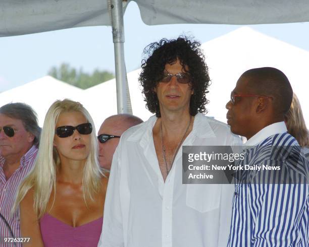 Model Beth Ostrosky, Howard Stern and Jay-Z get together on the second weekend of the annual Mercedes-Benz Polo Challenge at the Bridgehampton Polo...