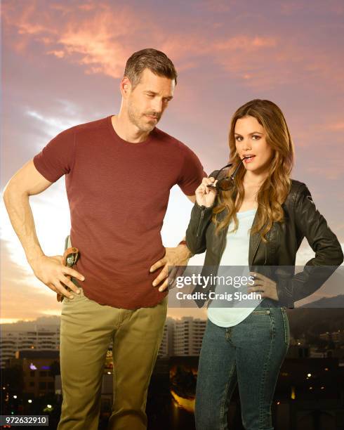 Walt Disney Television via Getty Images's "Take Two" stars Eddie Cibrian as Eddie, and Rachel Bilson as Sam.