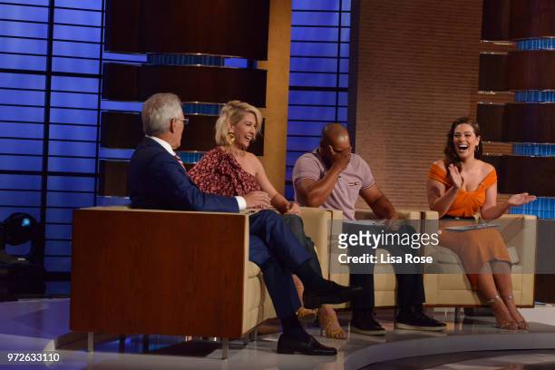 Ashley Graham, Jenna Elfman, Donald Faison and Alex Trebek make up the celebrity panel on "To Tell the Truth," Episode 310, airing SUNDAY, JULY 1 ,...