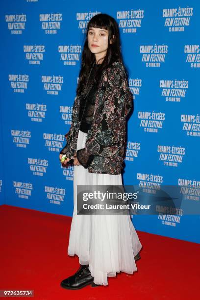 Actress Astrid Berges-Frisbey attends "7th Champs Elysees Film Festival" Opening ceremony at Cinema Gaumont Marignan on June 12, 2018 in Paris,...