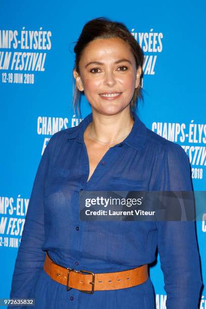 Presenter Sandrine Quetier attends "7th Champs Elysees Film Festival" Opening ceremony at Cinema Gaumont Marignan on June 12, 2018 in Paris, France.