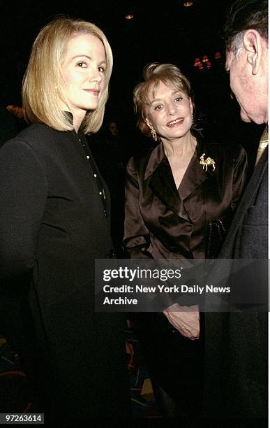 Blaine Trump and Barbara Walters attending author Dominick Dunne book party for "Another City, Not My Own" at LeCirque.