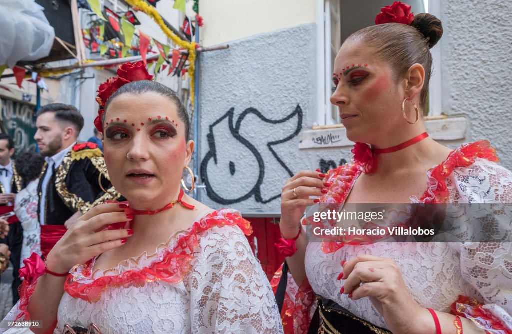 Eve Of Santo Antonio Day In Lisbon