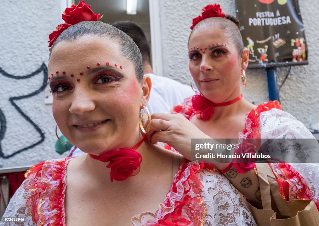 Eve Of Santo Antonio Day In Lisbon