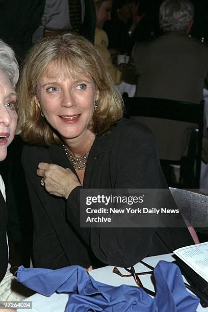 Blythe Danner attends the Blue Light Theater Company's fund-raiser, "The Big Show," at Irving Plaza.