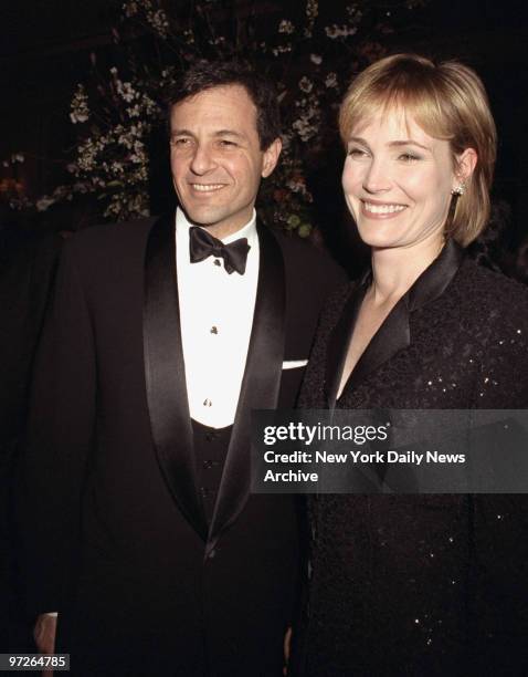 Bob Iger and Willow Bay attending Key to Life Gala at Pierre Hotel.