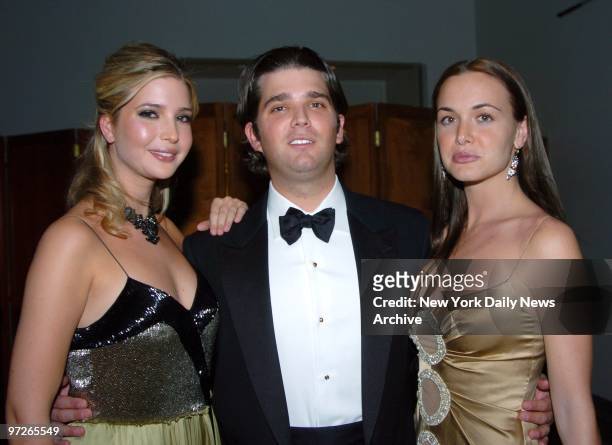 Co-Chair Ivanka Trump gets together with brother Donald Jr. And his fiancee, Vanessa Haydon, at the Rose Center for Earth and Space as the American...