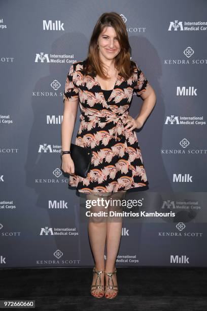Tara Summers attends the International Medical Corps summer cocktail event hosted by Sienna Miller and Milk Studios at Milk Studios on June 12, 2018...
