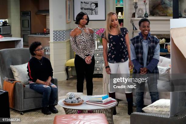 Model Parent" Episode 204 -- Pictured: Notlim Taylor as Marley Wayne, Bresha Webb as Yvette, Essence Atkins as Ashley Wayne, Amir O'Neil as Zack...