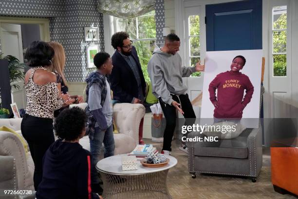 Model Parent" Episode 204 -- Pictured: Amir O'Neil as Zack Wayne, Diallo Riddle as Stevie, Marlon Wayans as Marlon Wayne --