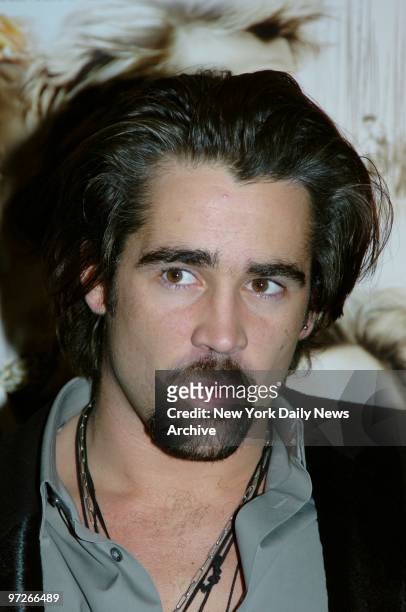 Colin Farrell is on hand for a Film Society of Lincoln Center salute to director Oliver Stone that included a screening of "Alexander." He plays...