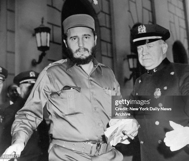 Fidel Castro during visit to New York City.