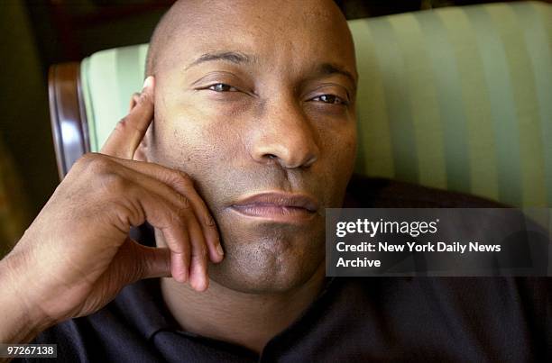 Film director John Singleton, whose new movie is "Baby Boy," , at the Regency Hotel.