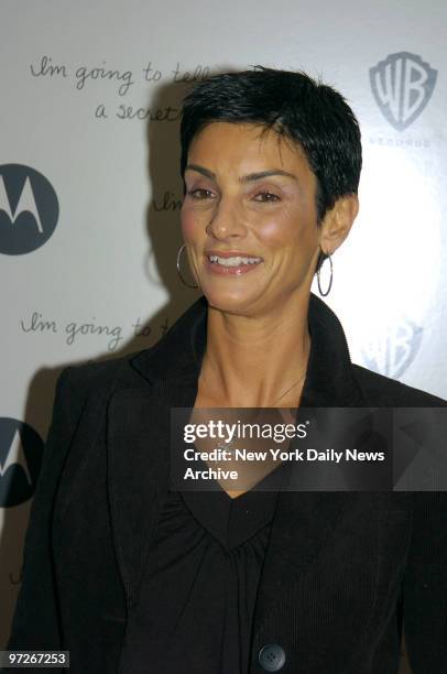 Ingrid Casares attends a screening of "I'm Going to Tell You a Secret,"at Hunter College. The film is a documentary which chronicles Madonna's 2004...