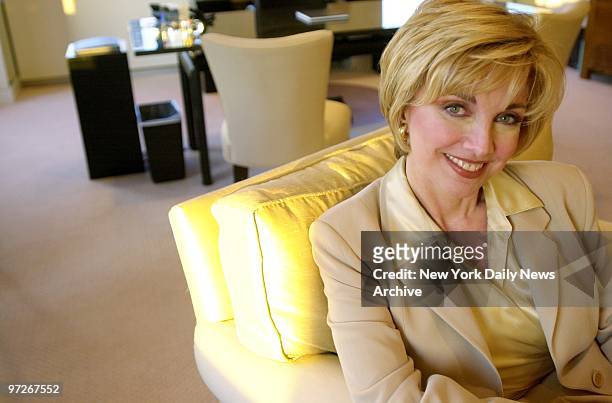 Lifetime cable Chairwoman Carole Black in her office on W. 49th St. She was due to get a Muse award from New York Women in Film & Television.