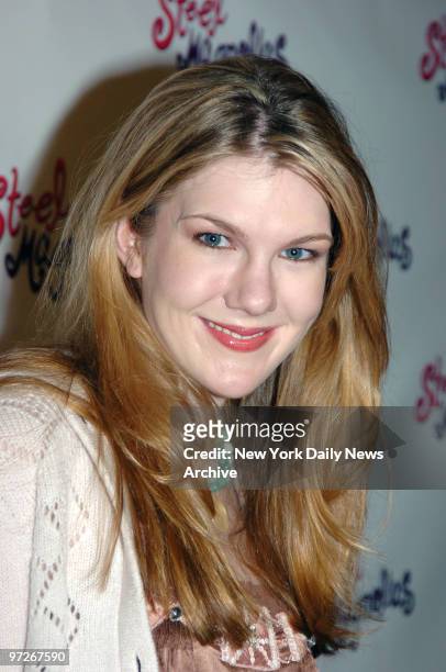 Lily Rabe attends a luncheon for cast members of the Broadway production of "Steel Magnolias" at Trattoria Dopo Teatro.