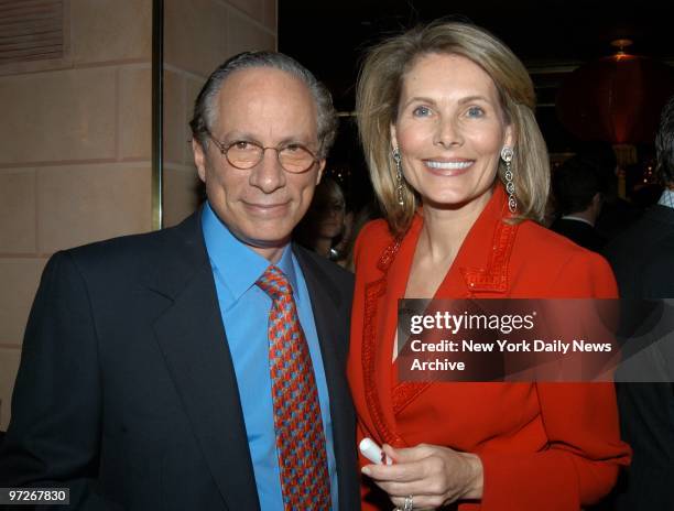 Leonard Stern and wife Alison are on hand at a party at Doubles in the Sherry Netherland Hotel celebrating the Chinese New Year and the launch of...