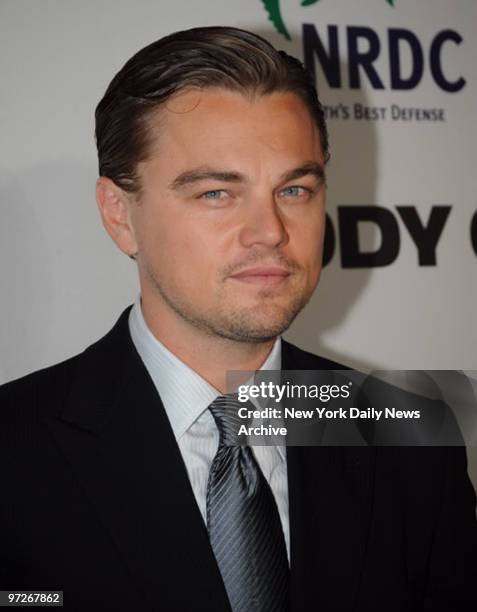 Leonardo DiCaprio at the World Premiere NRDC Benefit of the movie "Body Of Lies" held in the Frederick P. Rose Hall home of Jazz at Lincoln Center