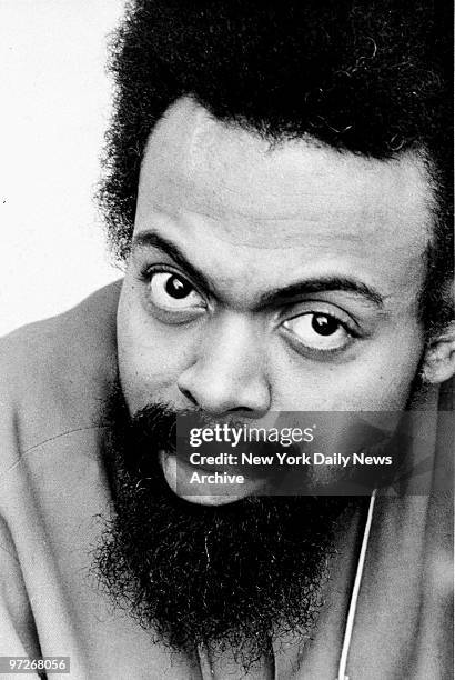 LeRoi Jones aka Imamu Amiri Baraka, during an interview at 25 Central Park West.