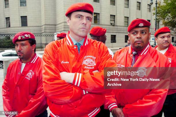 Curtis Sliwa is joined by Guardian Angels outside Manhattan Federal Court after learning that John A. Gotti would be released on bail. Last week,...