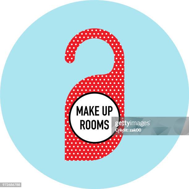 räume bilden. karton türhänger, vektor-illustration - confidential englischer begriff stock-grafiken, -clipart, -cartoons und -symbole