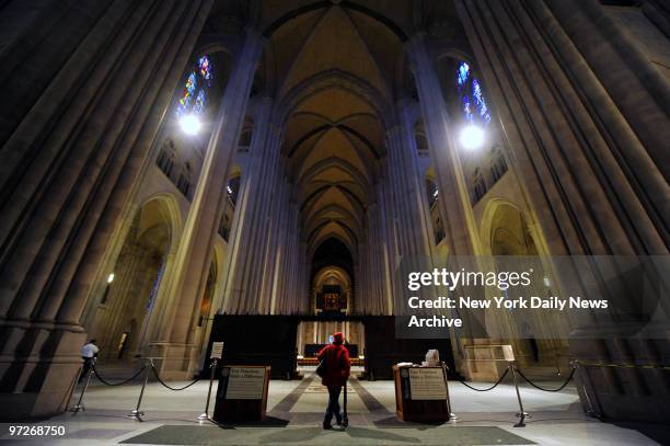 Interior view of cathedral November 25, 2008 at the Cathedral of St. John the Divine at the corner of 112th Street and Amsterdam Ave. In Manhattan,...