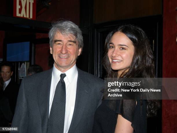 Sam Waterston and his daughter, Elizabeth, arrive at the Ziegfeld Theatre for the premiere of the film "Beyond Borders." The screening benefited the...