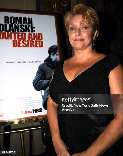 Samantha Geimer at the after party held at the Plaza Hotel Grand Ballroom for the " Roman Polanski:Wanted And Desired " HBO Documentary New York...