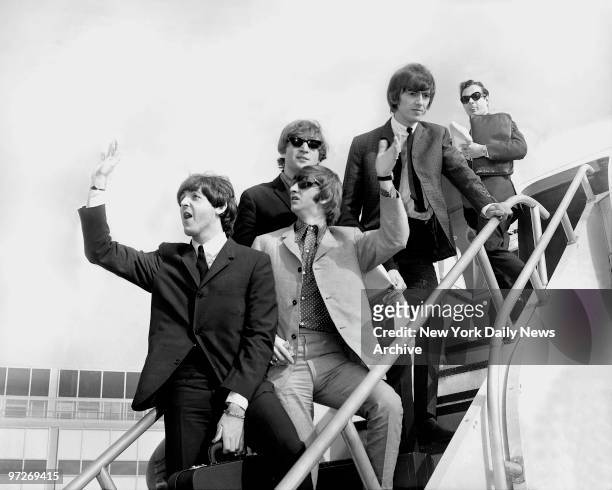 The Beatles, Paul McCartney, Ringo Starr, John Lennon, Ringo Starr, and George Harrison After completing their tour of 23 American cities with hectic...