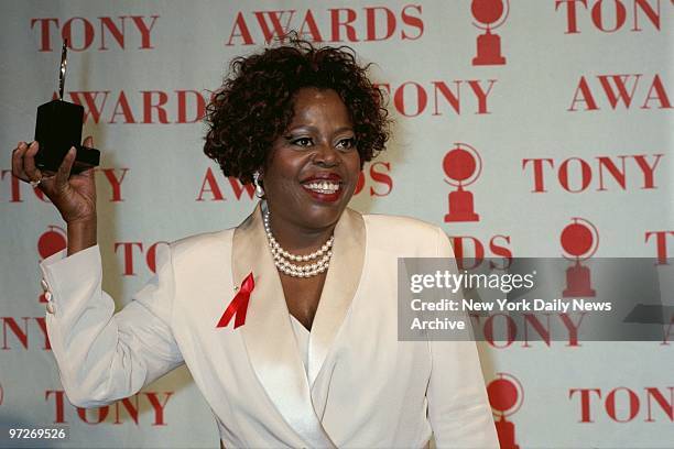 Lillias White, winner Best Featured Actress in a Musical for "The Life," at the Tony Awards.