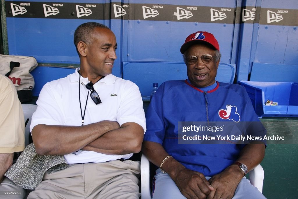 Montreal Expos' general manager and vice president Omar Mina