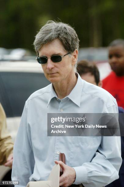 Boston Red Sox owner John Henry is present at the team's spring training camp in Fort Myers, Fla.