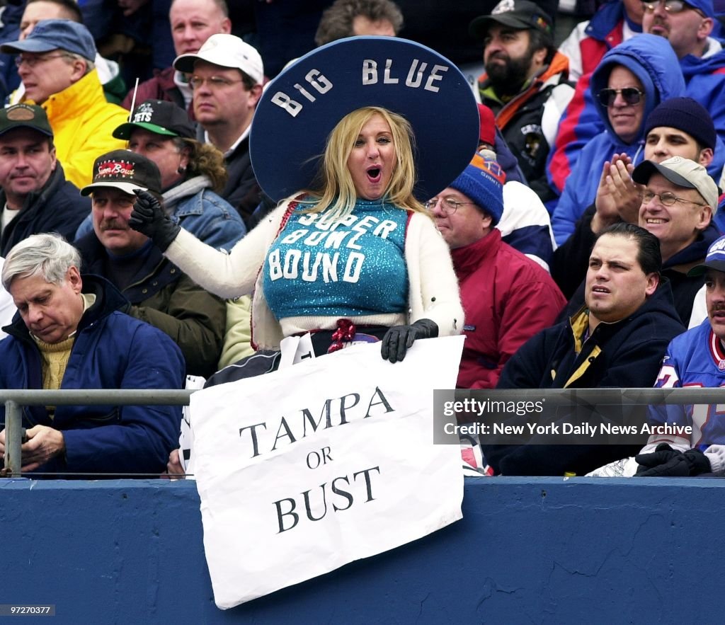 It's "Tampa Or Bust" for Miss Big Blue Sondra Fortunato as s