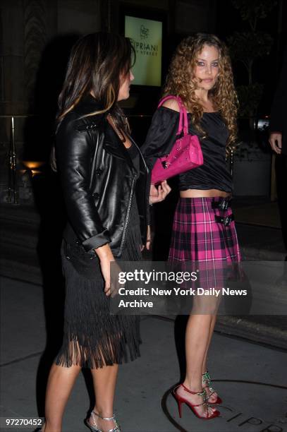 Lisa Marie Presley and daughter Danielle Riley Keough arrive at Cipriani 42nd St. For the Fashion Group International's 20th Annual Night of Stars...