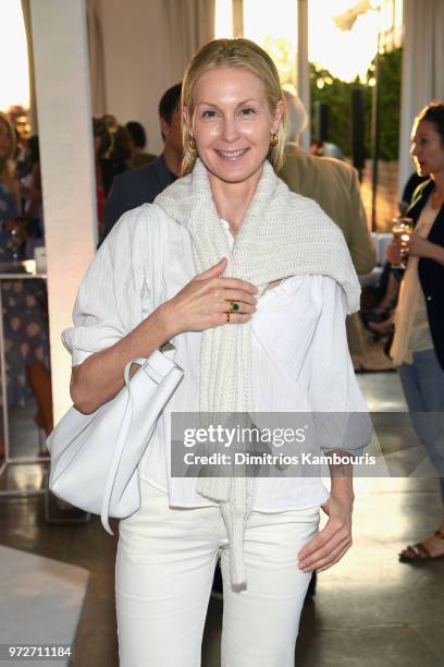 Kelly Rutherford attends the International Medical Corps summer cocktail event hosted by Sienna Miller and Milk Studios at Milk Studios on June 12,...