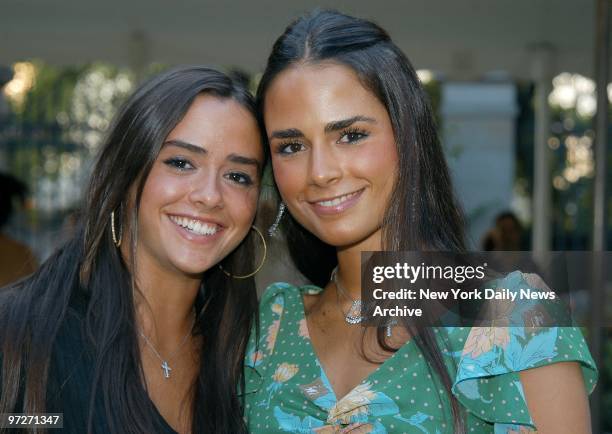 Isabella Brewster and sis, actress Jordana Brewster, put their heads together at the Cooper-Hewitt Museum. Jordana was playing hostess for Coach's...